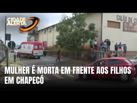 Homem mata mulher em frente aos filhos em Chapecó