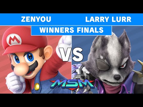 MSM 228 - Larry Lurr (Wolf) Vs Zenyou (Mario) Winners Finals - Smash Ultimate