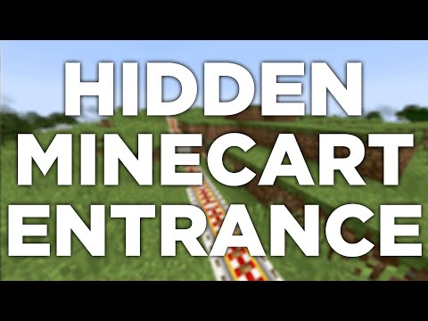 Insane Minecraft Hidden Minecart Trick+Redstone Invention!