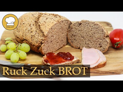 RUCK ZUCK BROT mit Haferflocken