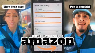 I QUIT MY AMAZON DELIVERY JOB!