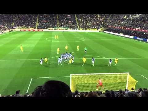Golazo de Bruno Soriano, Villarreal-Real Sociedad 07/12/2014