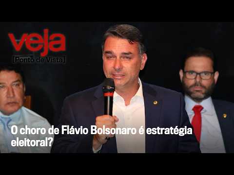 Is Flávio Bolsonaro's crying an electoral strategy? | Point of View
