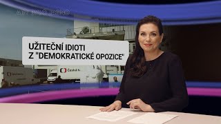 Užiteční Babišovi idioti z demokratické opozice, spacáky, ČT, zbabělost sněmovny a odvaha Lipovské.