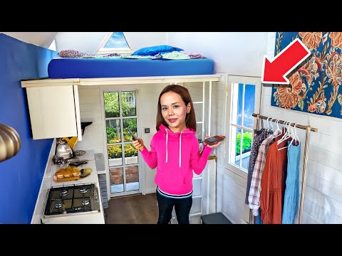 24 SAAT MİNİCİK EV 'DE YAŞAMAK !? | Gamze Karta Öykü Karta