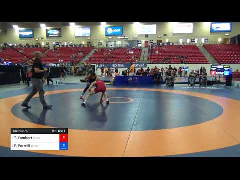 2018 Marine Corps US Open/Senior Men's Freestyle 57 Con 8 #1 - Tim Lambert (Sunk) Vs. Frank Perrel
