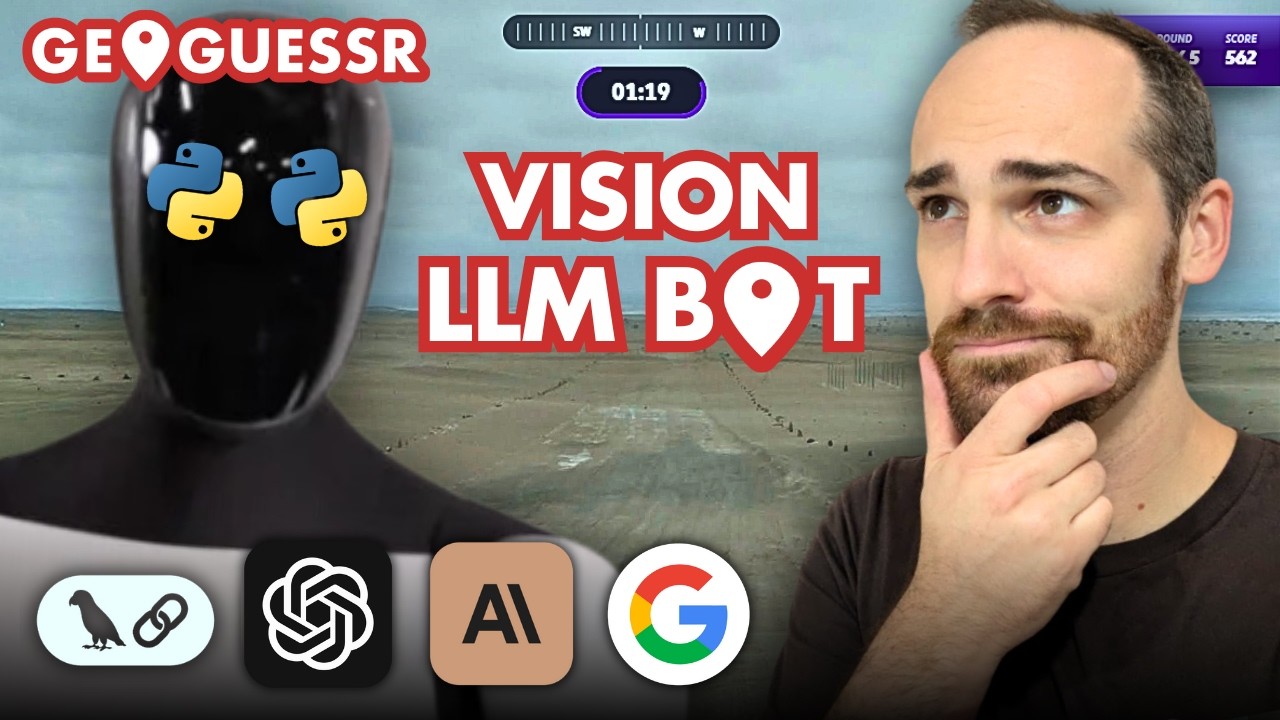 Code a Vision LLM Agent that plays GeoGuessr using your PC (GPT-4o, Claude 3.5, and Gemini 1.5)