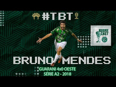 #TBT Narrações - Bruno Mendes - Guarani 4x0 Oeste - Série A2 2018 - #SHORTS