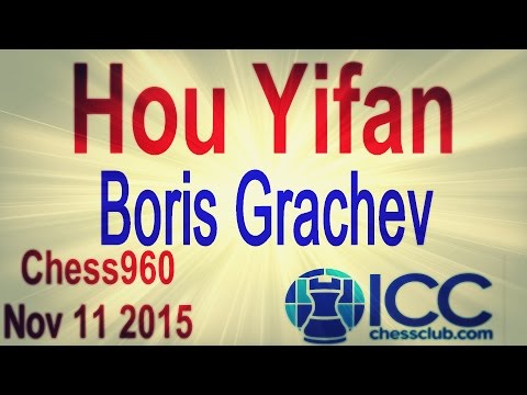 ♚ GM Hou Yifan vs GM Boris Grachev ☆ Chess960 rated 3 m +1 s ☆ Internet Chess Club/ November 11 2015