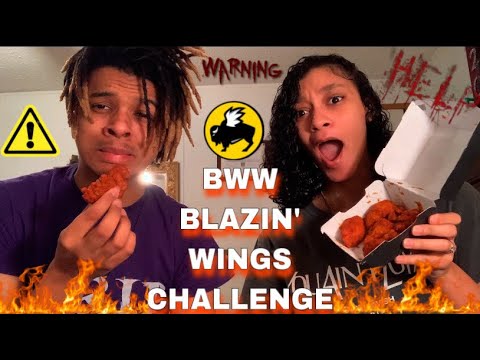 BLAZIN’ HOT WING CHALLENGE | NILE ALMOST PASSED OUT😱