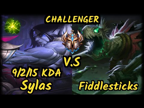 Lamabear (SYLAS) vs FIDDLESTICKS - 9/2/15 KDA JUNGLE CHALLENGER GAMEPLAY - EUW