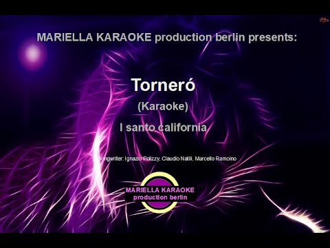 I Santo California   Tornero (Karaoke Version)