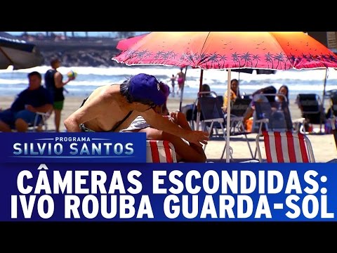 Câmera Escondida (04/12/16) - Ivo rouba Guarda-Sol