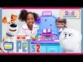 Max And Gidget Visit Doc McStuffins Get Better Checkup Center Kyraboo Pretend Play
