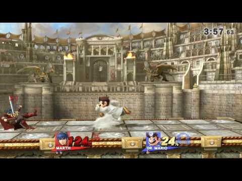 【SSB4】 - END (Marth) vs. jason (Dr. Mario)