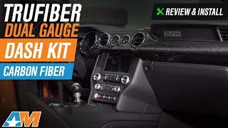 2015-2017 Mustang (Performance Pack GT, EcoBoost) Trufiber Dual Gauge Dash Kit Review & Install