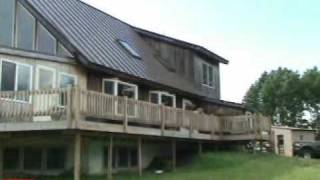 SOLD! 100 Maine Acres, Cathedral Post/Beam Timber Home For Sale In Hammond ME MOOERS REALTY #7788