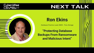 Ron Ekins: Protecting Database Backups From Ransomware and Malicious Intent