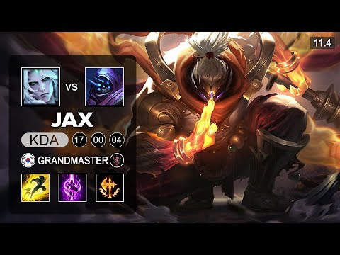 Jax Top vs Viego - KR Grandmaster Patch 11.4