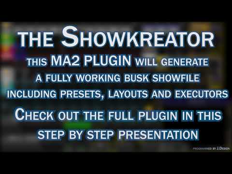 The Showkreator - MA2 Startshow Plugin