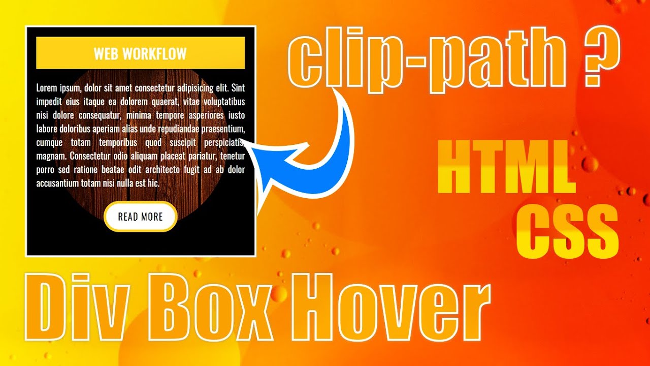 Div Box Hover Effect | CSS clip-path | HTML & CSS