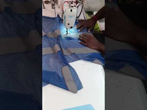 Orange Polyester Reflective Safety Vest