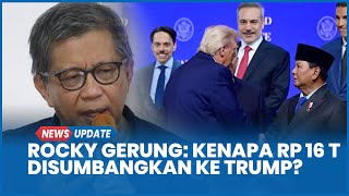 Download lagu Rocky Gerung Kritik Keras Prabowo Gabung BOP: Kenapa Rp 16 T Disumbangkan ke Trump? mp3