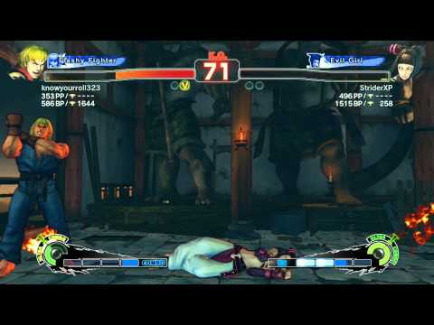 Ultra Street Fighter IV RANK MATCH : Ken vs Juri