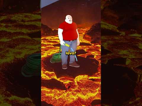 What Happens If You Pour Water on Lava? #explained #experiment #lava #water #explosion #volcano