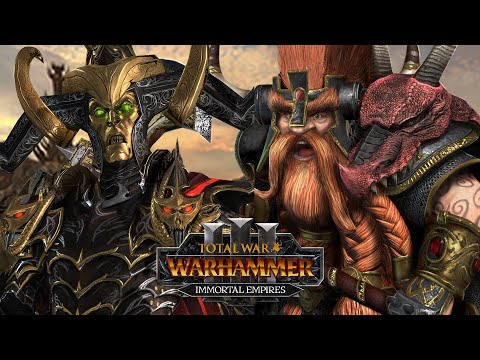 SLAYER vs WITCH King - Dark Elves vs Dwarfs // Total War: WARHAMMER 3