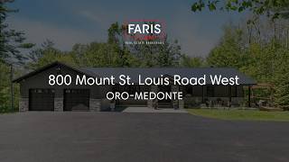 800 Mount St. Louis Road West, Oro-Medonte | Home for Sale | Faris Team
