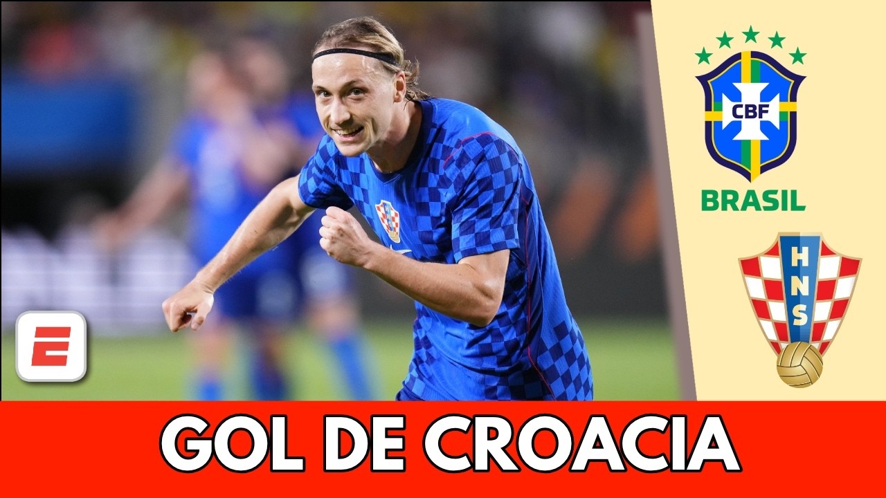 ¡CROACIA REACCIONÓ! Lovro Majer anota el gol que pone el 1-1 vs BRASIL en duelo amistoso | Gol