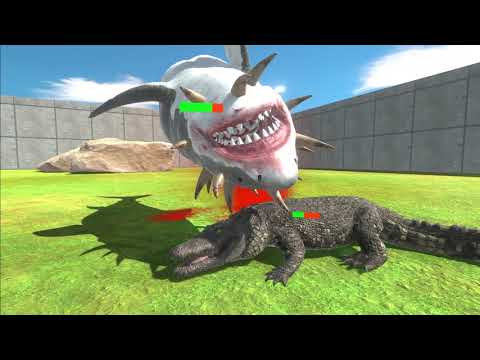 | NEW UPDATE | MUTANT MEGALODON VS EVERY BOSS - ANIMAL REVOLT BATTLE SIMULATOR