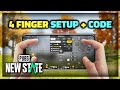 PUBG NEW STATE 4 Finger Control  CODE - 4 Finger Claw & Settings