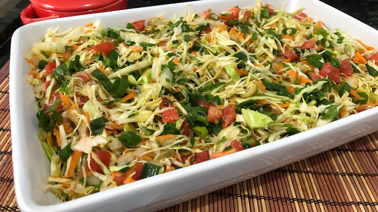 SALADA PARA ACOMPANHAR O SEU CHURRASCO DELICIOSA !!! RECEITINHAS COM AMOR...