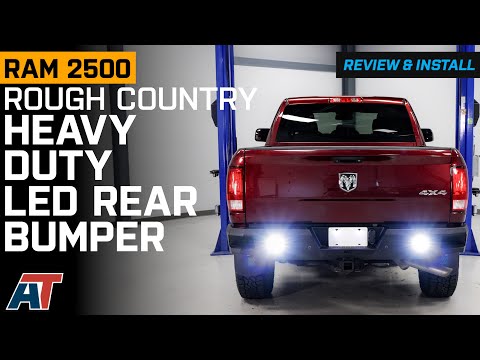 2010-2024 RAM 2500 Rough Country Heavy Duty LED Rear Bumper Review & Install