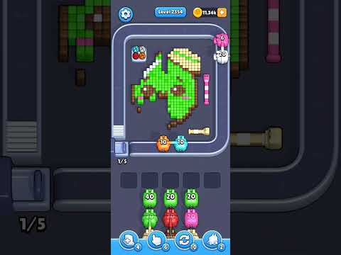 Pixel Flow Level 2354 Walkthrough