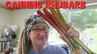 How to Can Stewed Rhubarb