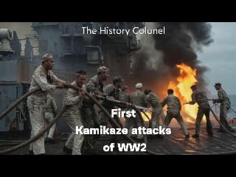 Japan's first use of Kamikazes against the U.S. Navy