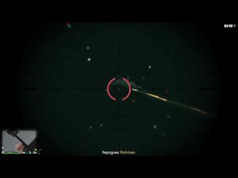 Amazing shot GTA Online Sniper VS Hydra