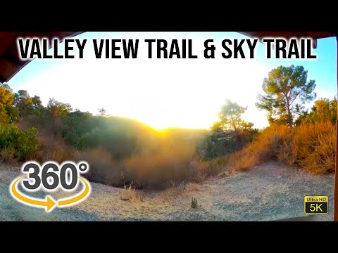 VR 360 5K Timelapse Valley View Trail & Sky Trail Complete Walkthrough 2025 09 06
