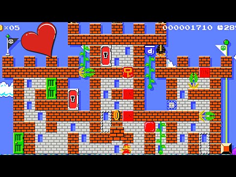 Super Mario Maker 2 🔧 Mini Castle 2 Fortress 4-2 🔧 MrHatnCatz