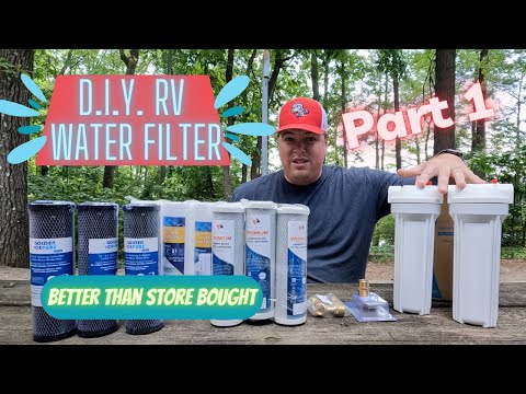 How to build a cheap and VERY good RV water filter - DIY Water Filter - Make RV Park water safe