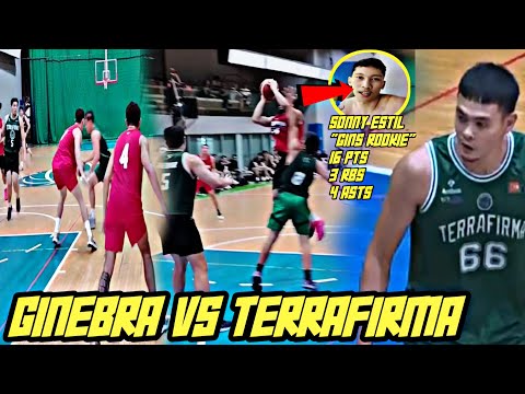 GINEBRA ROOKIE "SONNY ESTIL" NAG HALIMAW AGAD SA TUNE UP GAME |GINEBRA VS DYIP TUNE UP GAME