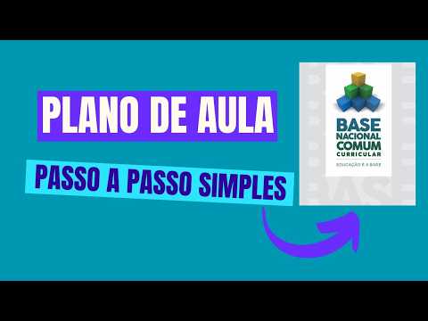 ✅Plano de Aula para professores Iniciantes: Passo a Passo SIMPLES