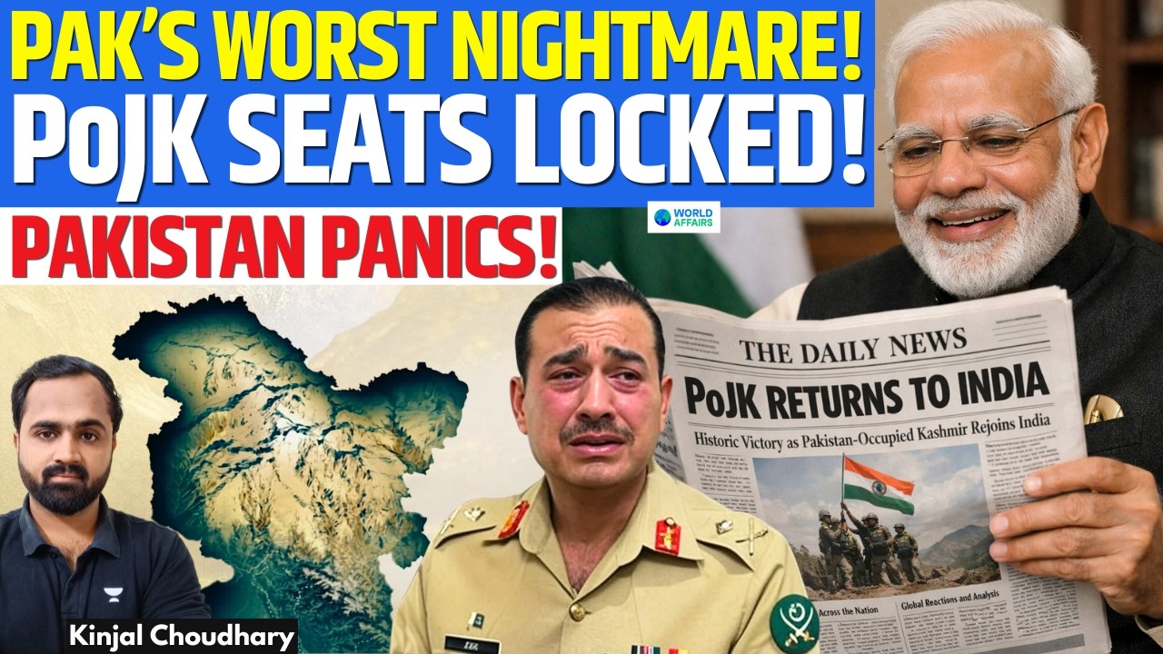 PoJK Seats Fixed! India’s Masterstroke Sparks Pakistan Panic | Delimitation Bill 2026 | Kinjal