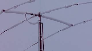 3 element Yagi  CUSHCRAFT A3S HF Antenna - Huge  ice Storm