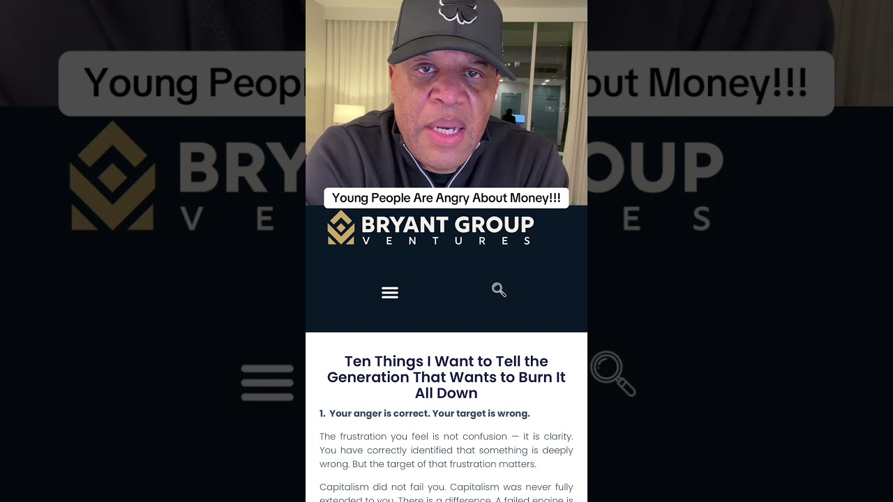 Young People Are Angry About Money!!!