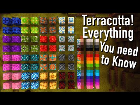 Minecraft Terracotta & Glazed Terracotta Guide