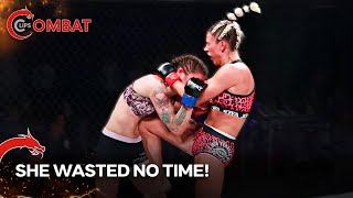 When a World CHAMPION Kickboxer Makes Her MMA Debut...